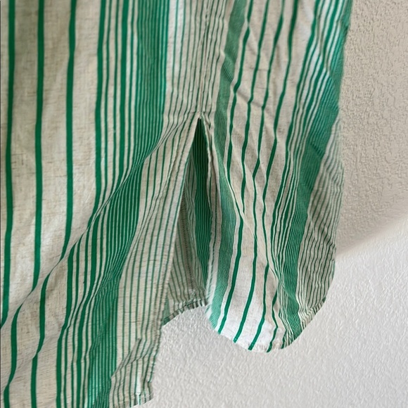 Lily Rose size M Green Striped Dress - Picture 5 of 10